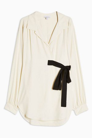 **Ivory Wrap Blouse By Topshop Boutique | Topshop white