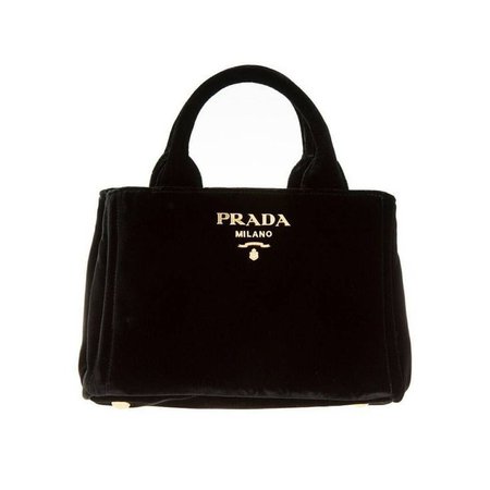 black velvet prada bag
