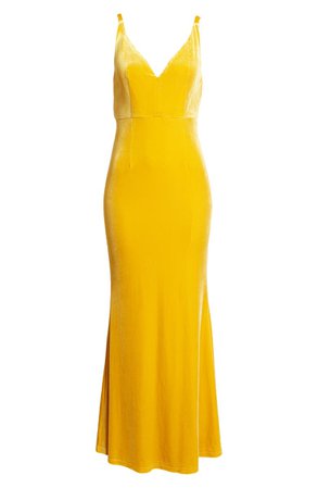 Lulus Maliya Velvet Gown | Nordstrom