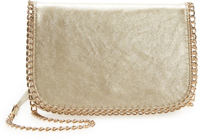 Biana Faux Leather Wallet on a Chain
