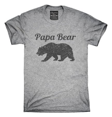Papa Bear Funny Fathers Day Gift T-Shirt, Hoodie, Tank Top – Chummy Tees