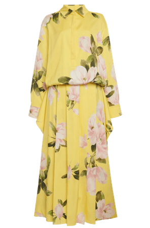 Valentino Women's Floral-Printed Silk Dress