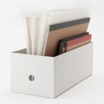 PP File Box White Grey 15x32x12cm - MUJI Online - Welcome to the MUJI Online Store