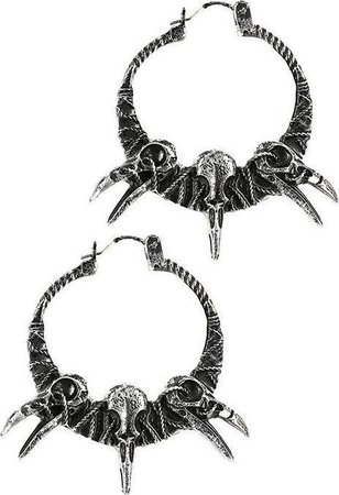 Restyle - Raven Skulls Earrings - Buy Online Australia – Beserk
