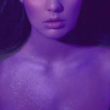purple skin aesthetic
