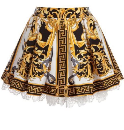 versace short skirt