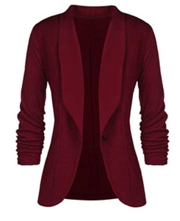 maroon blazer