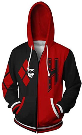 Amazon.com: ValorSoul Unisex Movie Cosplay Hoodie Jacket Pullove Sweatshirt with Zippers: Clothing