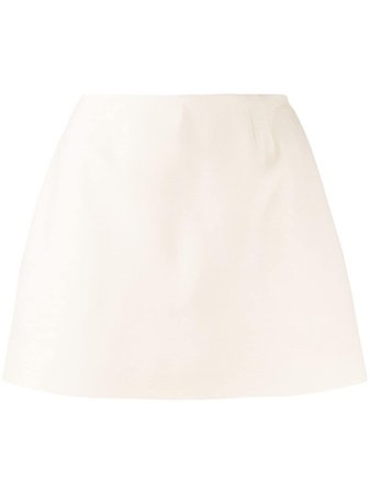 Valentino Mid-Rise Mini-Skirt SB0RA5651CF Neutral | Farfetch