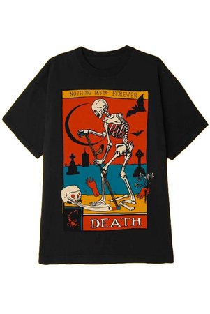 *clipped by @luci-her* DEATH TAROT CARD T-Shirt From Teen Hearts – Teen Hearts Clothing - STAY WEIRD