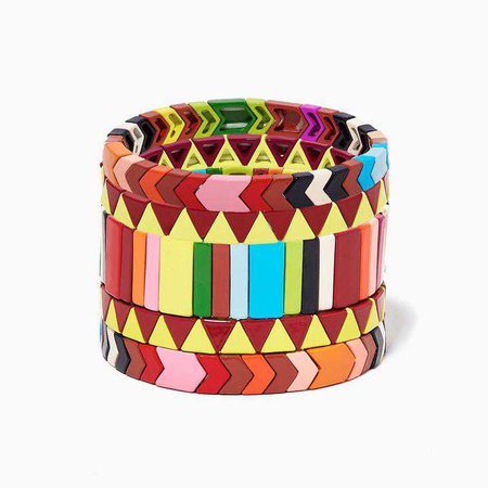 Picnic Blanket Rainbow Bracelet – Roxanne Assoulin