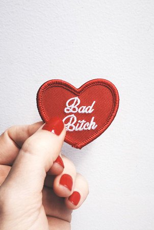 'Bad Bitch' Heart Patch