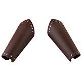 Amazon.com : THORINSTRUMENTS (with device) Medieval Gothic Fantasy Metal Warrior Vambrace 300 Spartan Arm Guard Set Bracers Standard Gold Brown : Sports & Outdoors