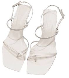 white strappy sandals png