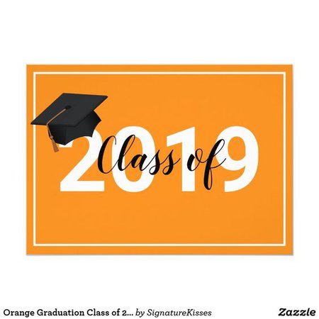 Orange Graduation Class of 2019