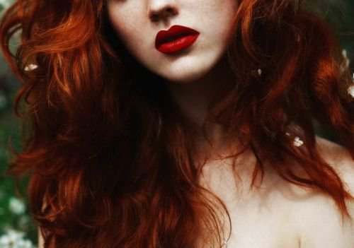 (303) Pinterest red hair and lips
