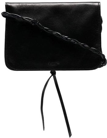 black Tangle leather shoulder bag