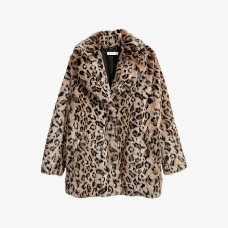 cheeta print coat