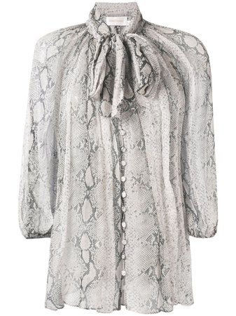 Zimmermann pussy bow blouse