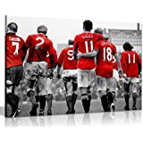 FAMOUS MANCHESTER UNITED WAYNE ROONEY BICYCLE KICK FRAMED PICTURES CANVAS WALL ART PRINTS FOOTBALL POSTER SIZE: A3-16" X 12" (40CM X 30CM): Amazon.co.uk: Kitchen & Home