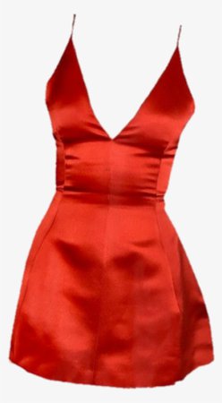 dress 90s red