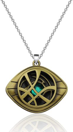 Amazon.com: FAADBUK Doctor Strange Inspired Jewelry Eye of Agamotto Costume Prop Stone Pendant Doctor Strange Neckace Doctor Strange Fans Gift Doctor Strange Keychain (Eye of Agamotto NK-Coppery): Jewelry