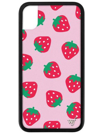 Strawberry iPhone Xr Case – Wildflower Cases