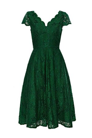 **Jolie Moi Green Cap Sleeve Dress - Occasion Dresses - Dresses - Wallis US