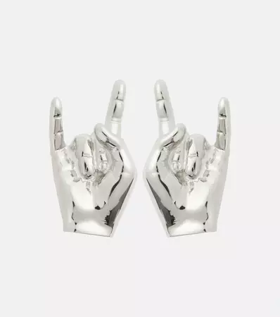 Rock On Earrings in Silver - Y Project | Mytheresa