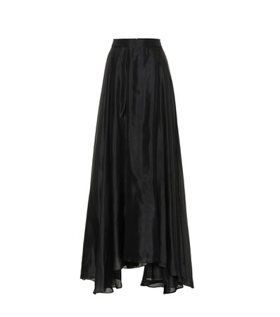 PRADA, Silk satin maxi skirt