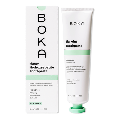 Ela Mint Nano-Hydroxyapatite (n-Ha) Natural Toothpaste - BOKA | Ulta Beauty