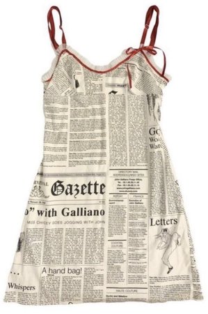 Newspaper Dress