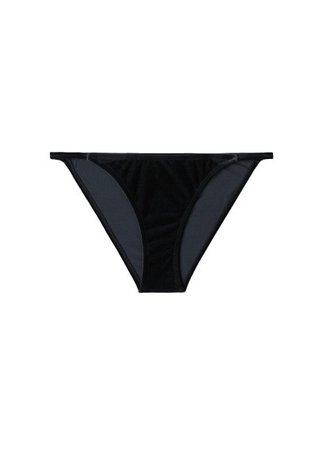 MANGO Velvet bikini bottom