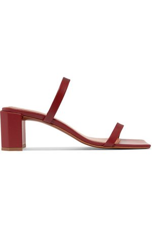 BY FAR | Tanya leather mules | NET-A-PORTER.COM