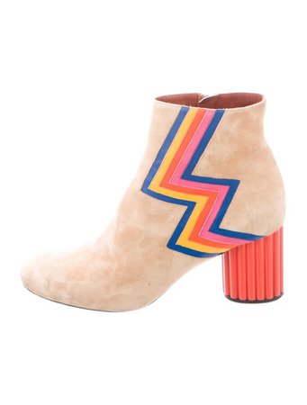 Missoni Suede Ankle Boots - Shoes - MIS63866 | The RealReal