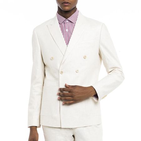 MKM SLIM DOUBLE-BREASTED LINEN SUIT JACKET - Google Search