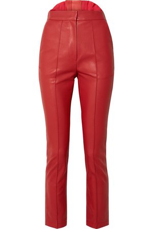Pushbutton | Faux leather skinny pants | NET-A-PORTER.COM