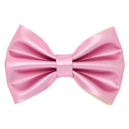 Metallic Hair Bow Clip - Pink | Claire's US