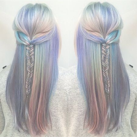 holographic hairstyle