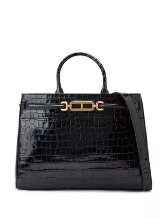 TOM FORD crocodile-embossed Leather Tote Bag - Farfetch