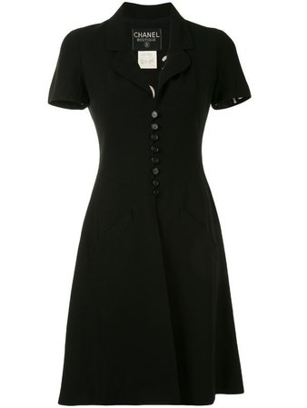 Chanel Button-Up Dress