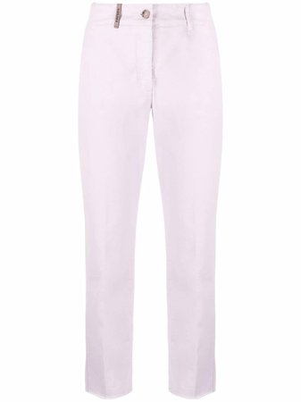 Peserico cropped straight-leg trousers