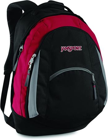 Amazon.com: JanSport Trinity Core Series Backpack, Grey Humboldt/Red Curtain/New Storm Grey : Clothing, Shoes & Jewelry