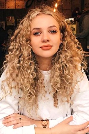 Natural Curly Dirty Blonde Hair
