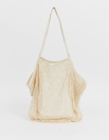 ASOS DESIGN beach string shopper bag | ASOS