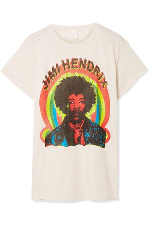 MadeWorn | Hendrix printed cotton-jersey T-shirt | NET-A-PORTER.COM
