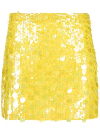 P.A.R.O.S.H. high-waisted sequin-embellished Skirt