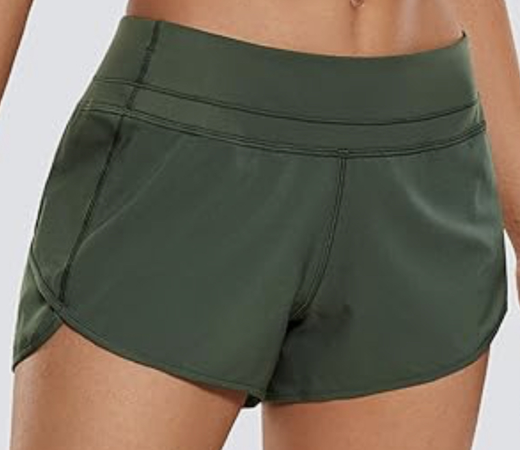 olive green shorts