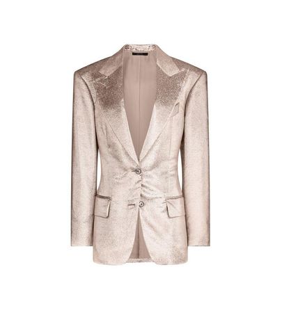 Tom Ford IRIDESCENT SABLE' TAILORED JACKET | TomFord.com