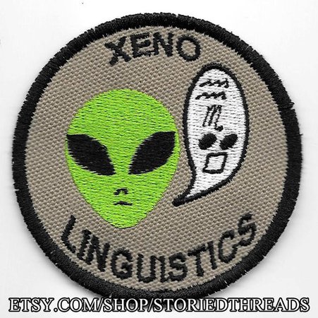 Xenolinguistics Geek Merit Badge Patch | Etsy